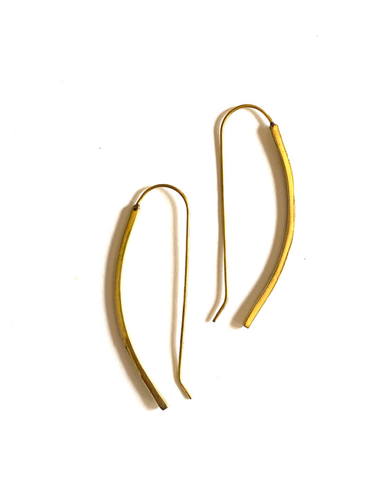 Musa Brass Earrings