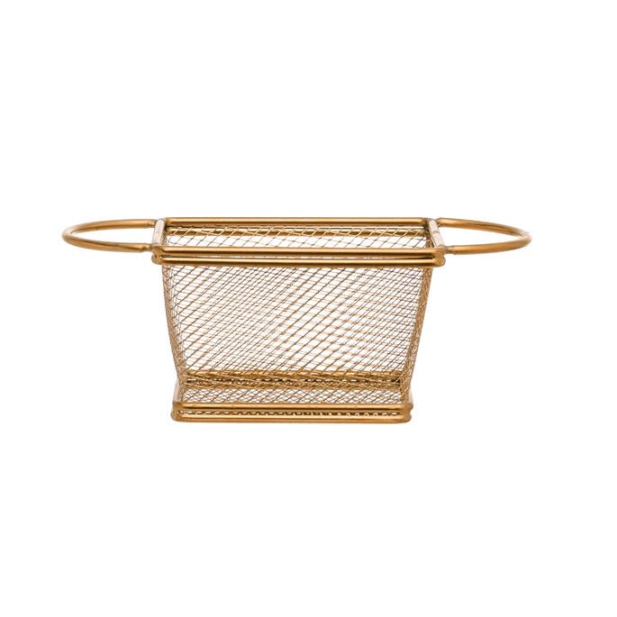 Gold stainless steel basket