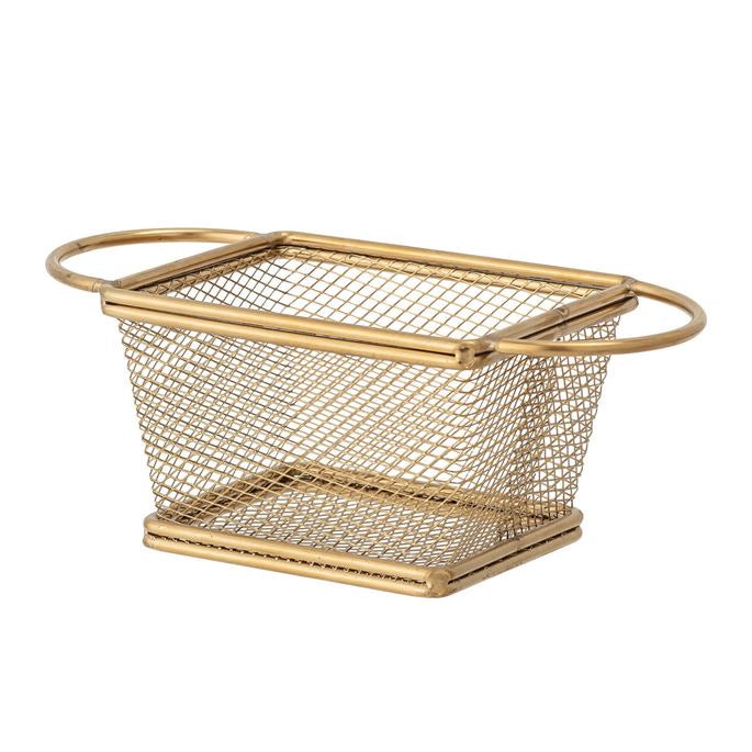 Gold stainless steel basket